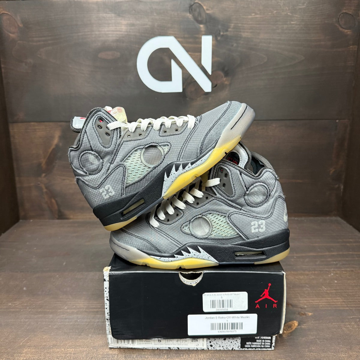 Jordan 5 Retro Off-White Muslin - Image 1