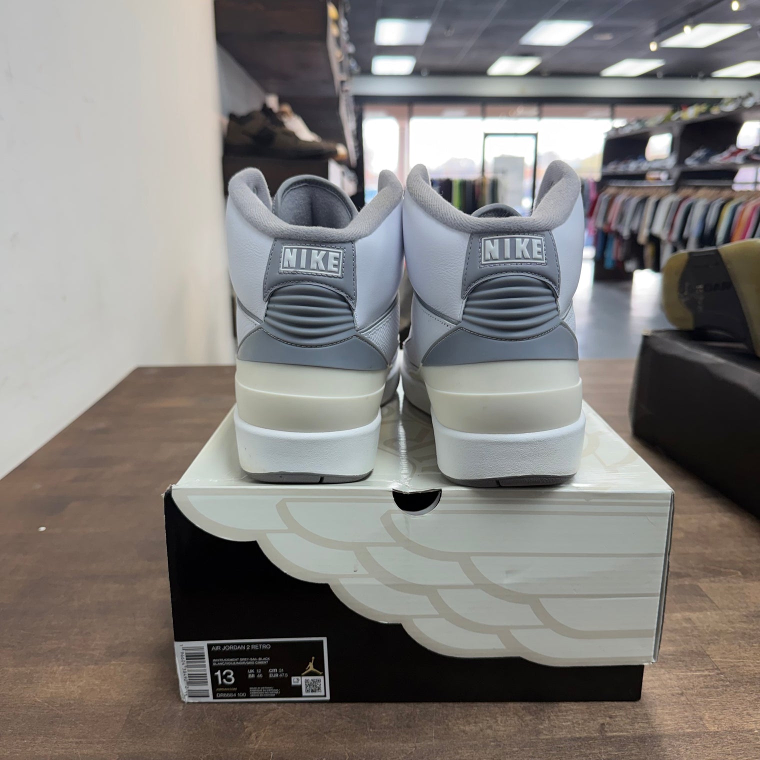 Cement Grey Jordan 2 Retro (USED)