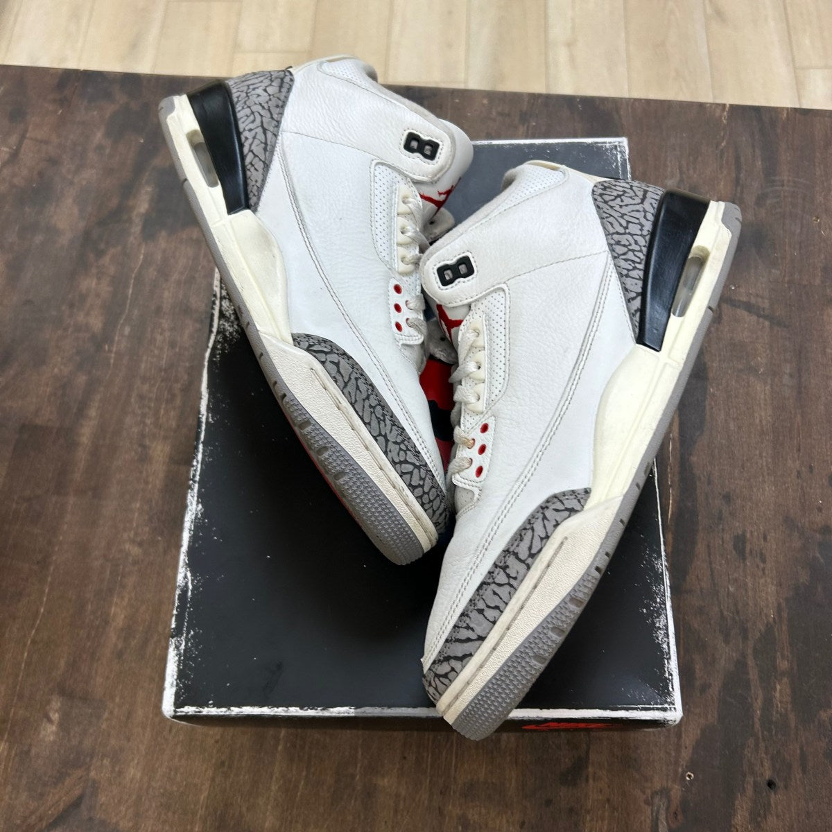 Jordan 3 Retro White Cement Reimagined Size 11 (Pre-Owned) - Image 1