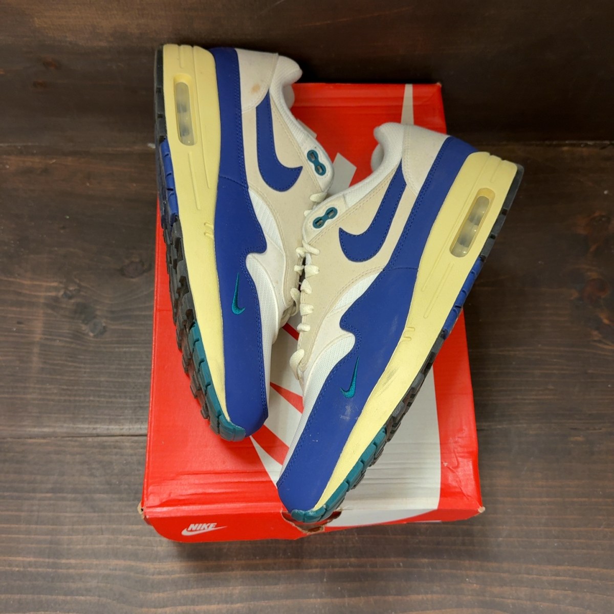 Nike Air Max 1 Athletic Department Deep Royal Blue - Image 2