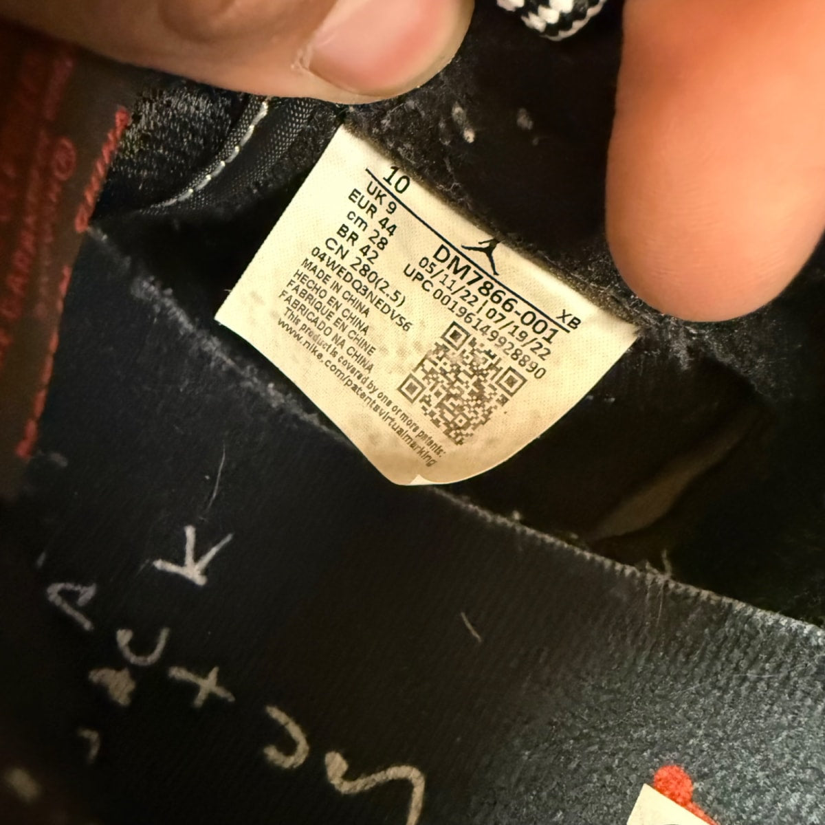 Jordan 1 Retro Low OG SP Travis Scott Black Phantom - Image 9