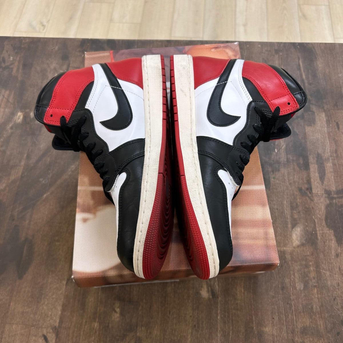 Jordan 1 Retro High OG Black Toe Reimagined - Image 3