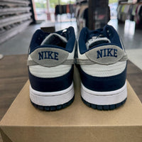 Summit White Midnight Navy Dunk Low (USED, No Box)