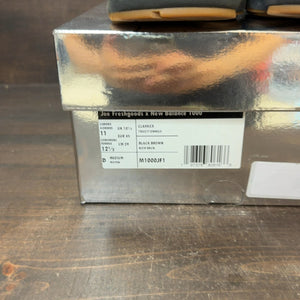 New Balance 1000 Joe Freshgoods When Things Were Pure Black Ice Size 11 (Pre-Owned) - Image 7