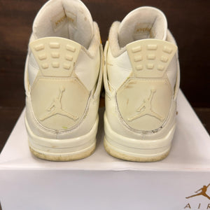 Jordan 4 Retro Metallic Gold (Women's) Size 11.5W (Pre-Owned) - aux