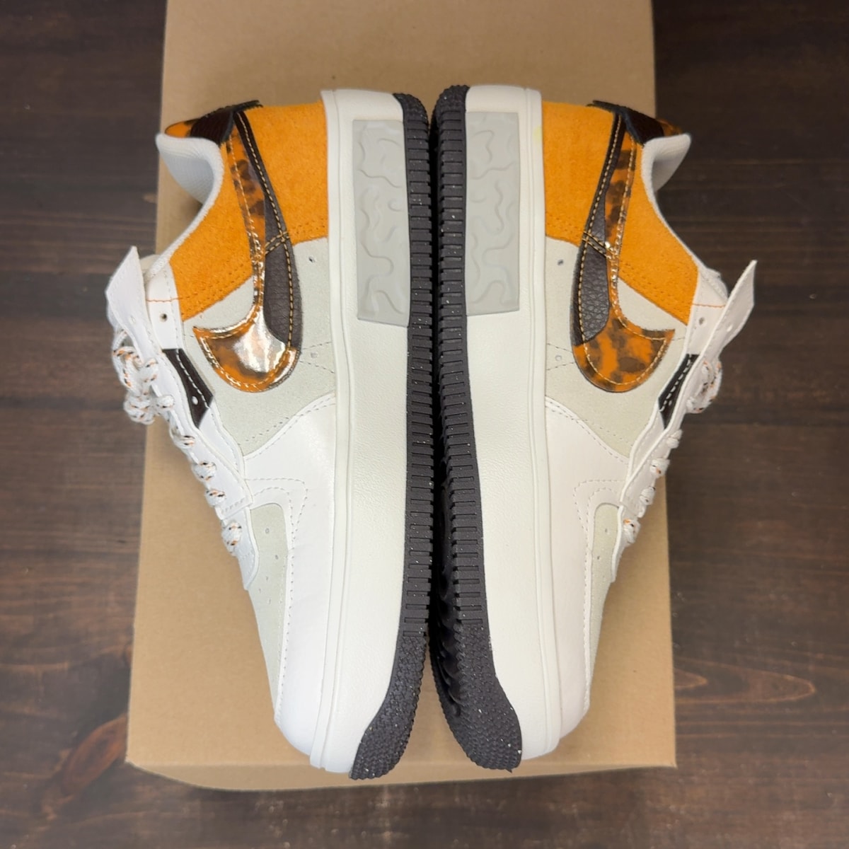 Nike Air Force 1 Low Fontanka WM Tortoise Shell (Women's) Size 7W (Pre-Owned) - Image 4