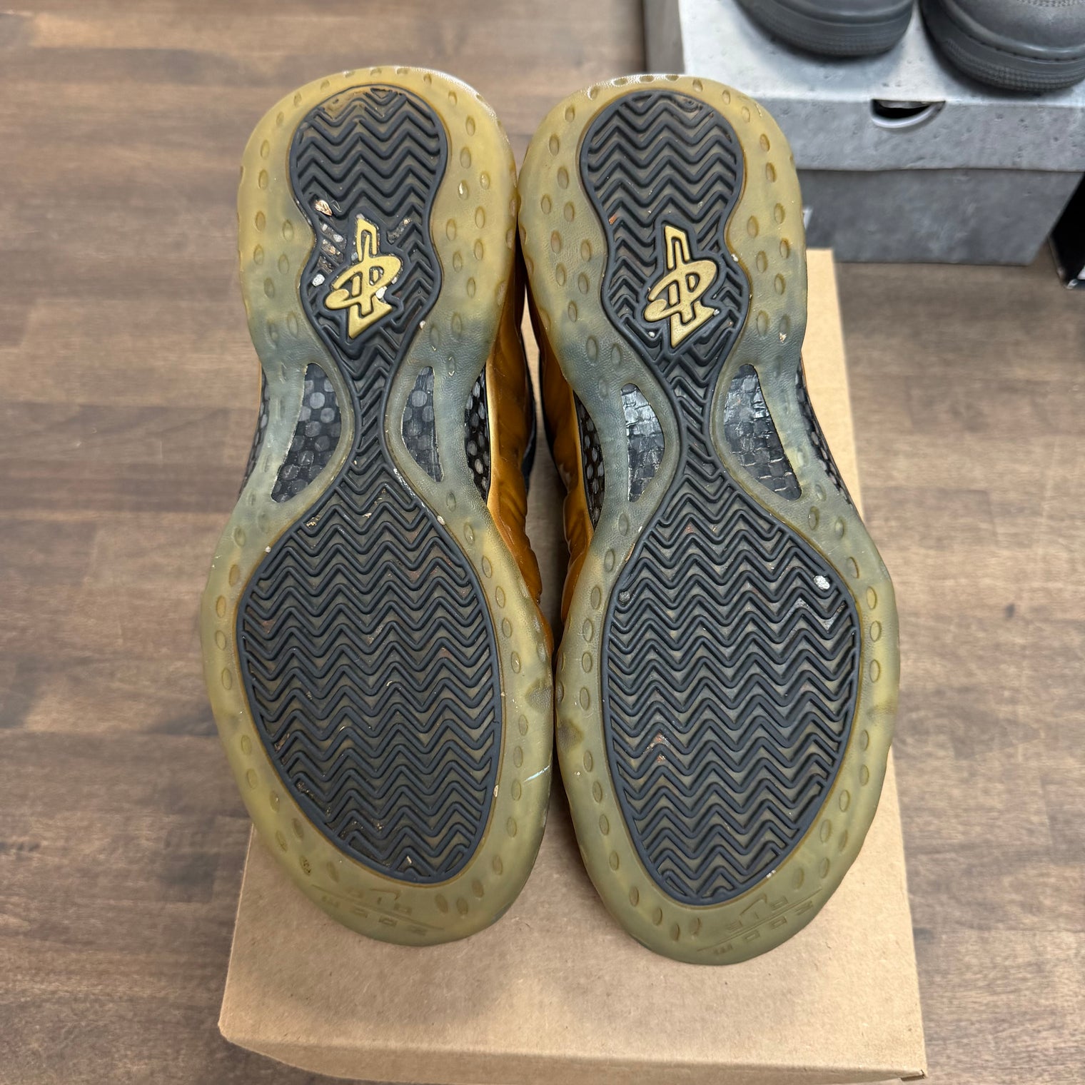 Metallic Gold Nike Foamposite One (USED, No Box)
