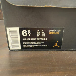 Jordan 7 Retro Hare (2015) (GS) Size 6.5Y (Pre-Owned)