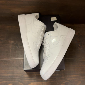 Nike Air Force 1 Low '07 Premium White Patent Size 14 (Pre-Owned) - back