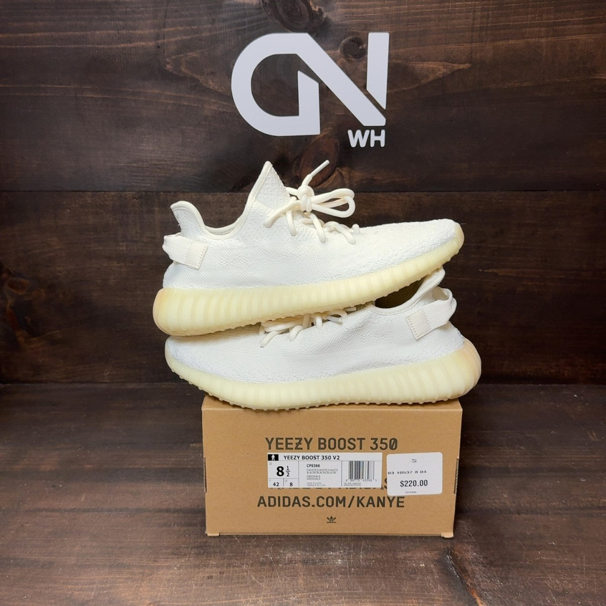 adidas Yeezy Boost 350 V2 Cream Size 8.5 (Pre-Owned)