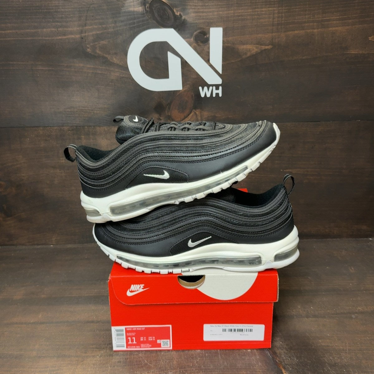 Nike Air Max 97 Black White - Image 1