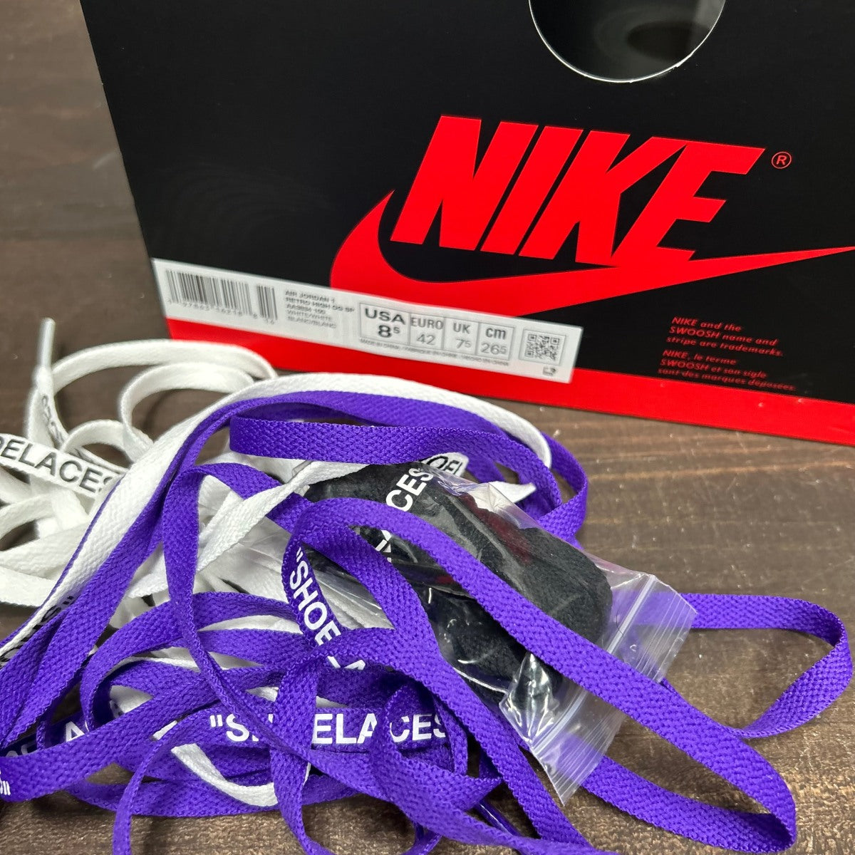 Jordan 1 Retro High Off-White Alaska - Image 7
