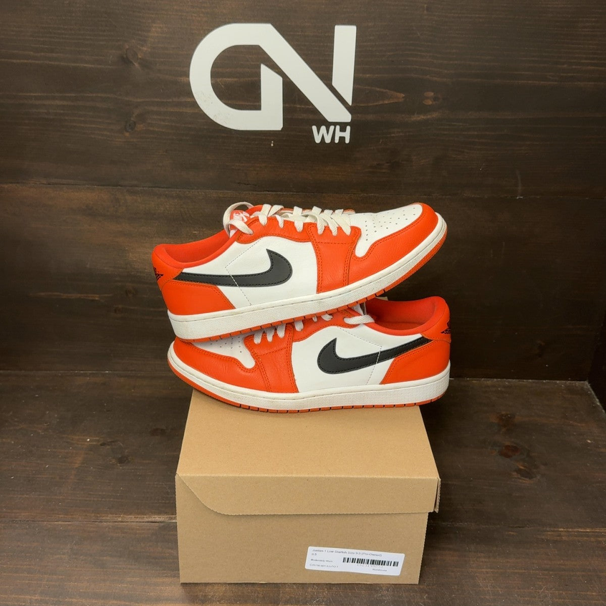 Jordan 1 Low Starfish Size 9.5 (Pre-Owned) - Image 1