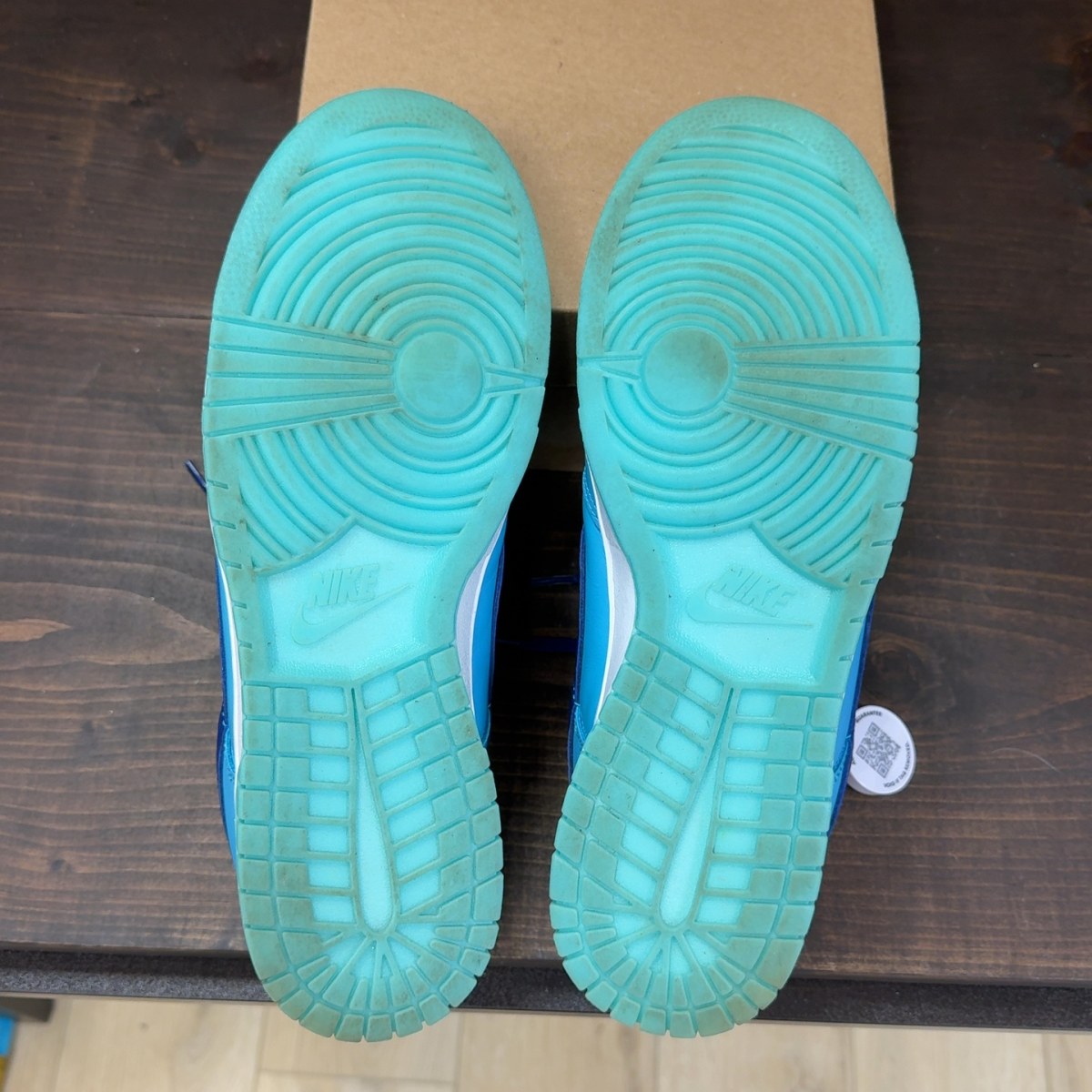 Nike Dunk Low SE Baltic Blue Total Orange Size 11 (Pre-Owned) - Image 8