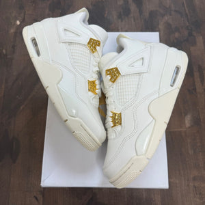 Jordan 4 Retro Metallic Gold (Women's) - Image 1