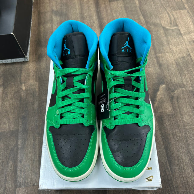 Lucky Green Aquatone Jordan 1 Mid (W) (USED, No Lid)