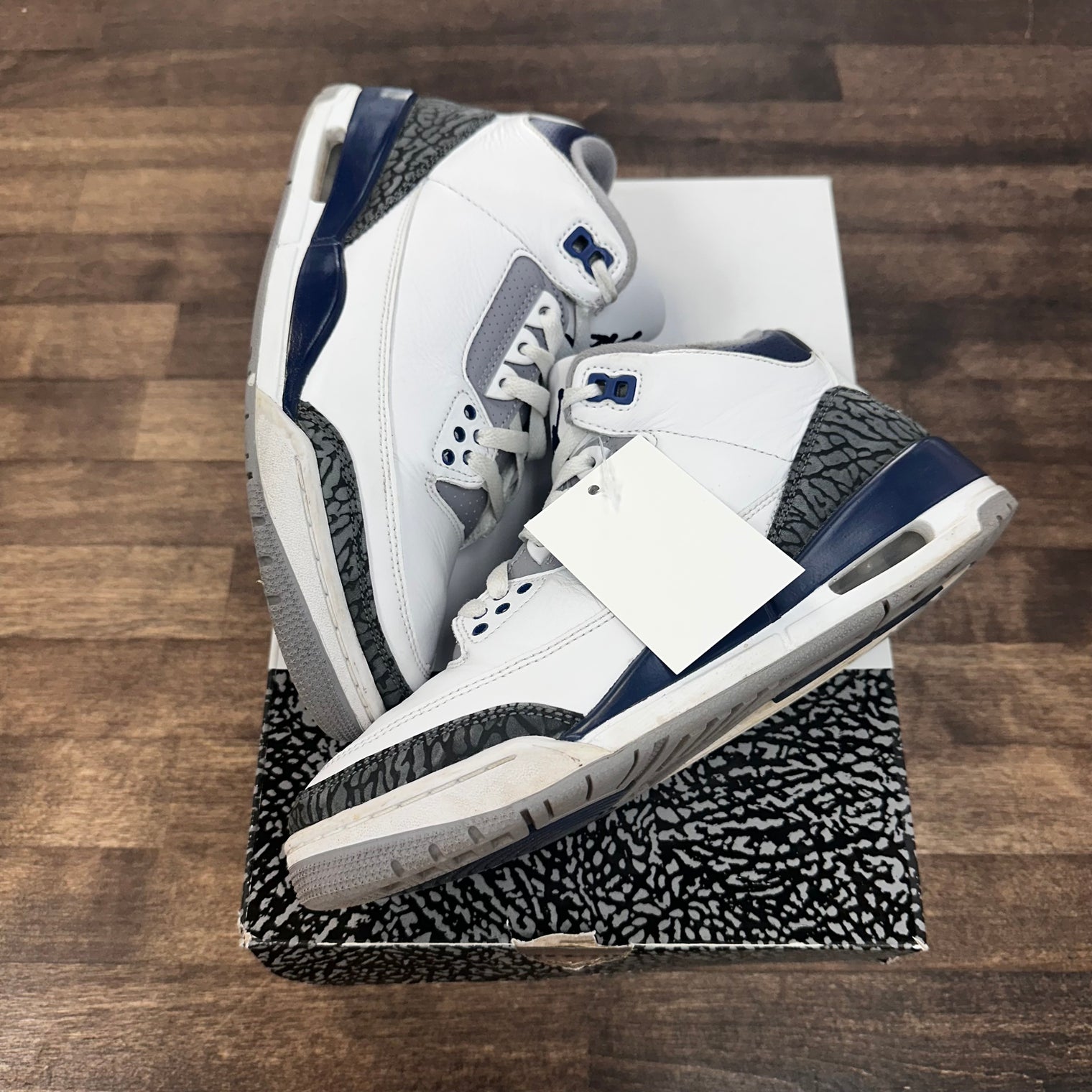 Midnight Navy Jordan 3 (USED)