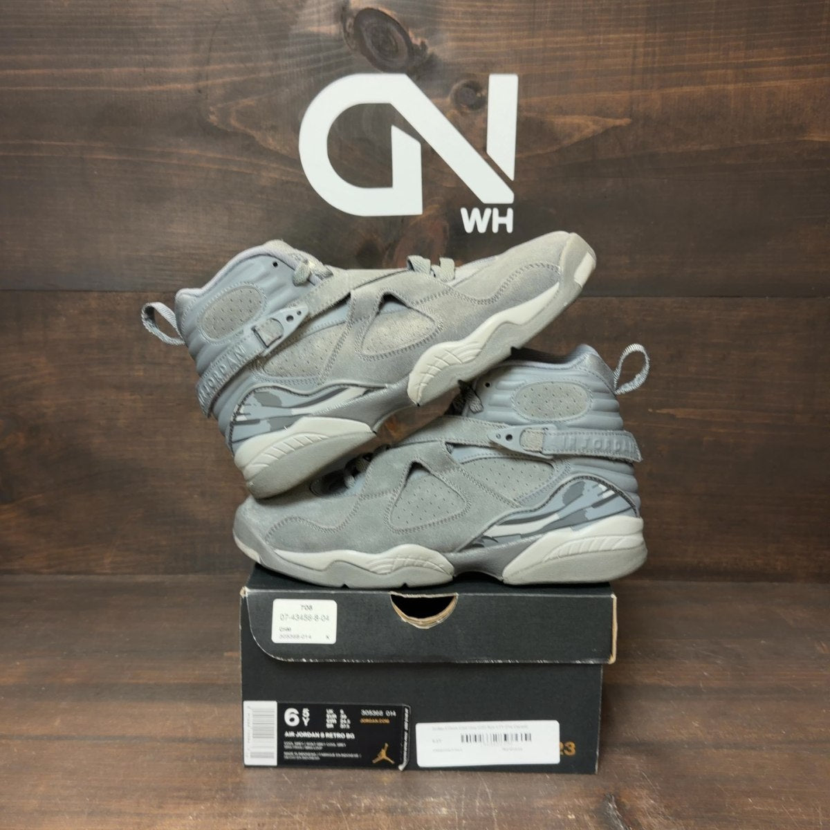 Jordan 8 Retro Cool Grey (GS) - Image 1