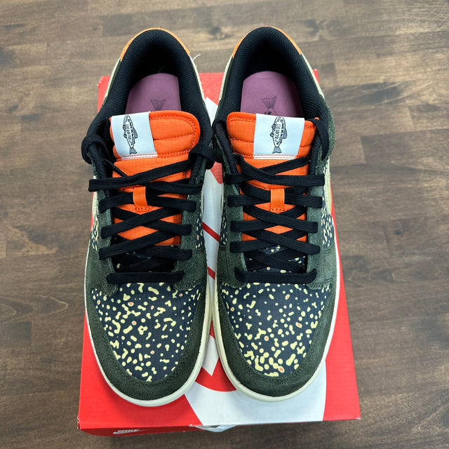 Gone Fishing Rainbow Trout Nike Dunk Low (USED)