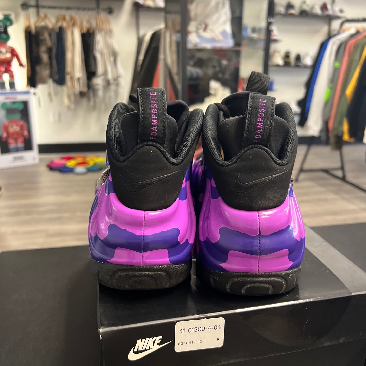 Purple Camo Foamposite (USED)