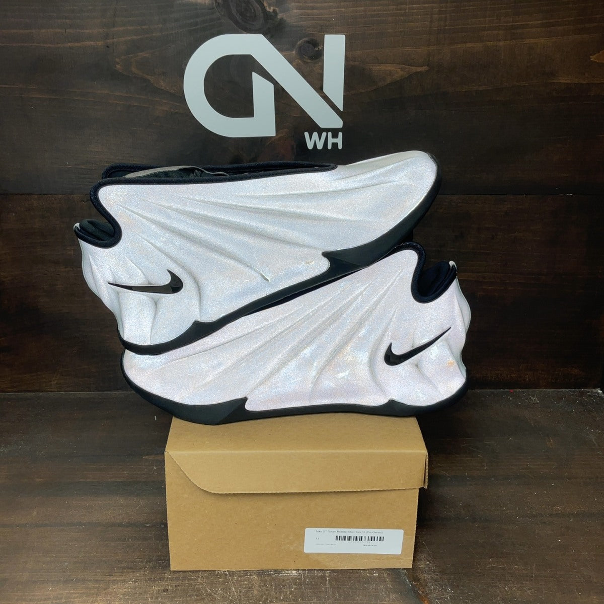 Nike GT Future Metallic Silver Size 13 (Pre-Owned) - Image 1