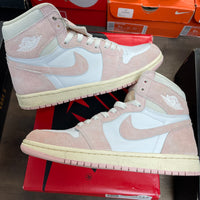 Washed Pink Jordan 1 High (W) (USED)