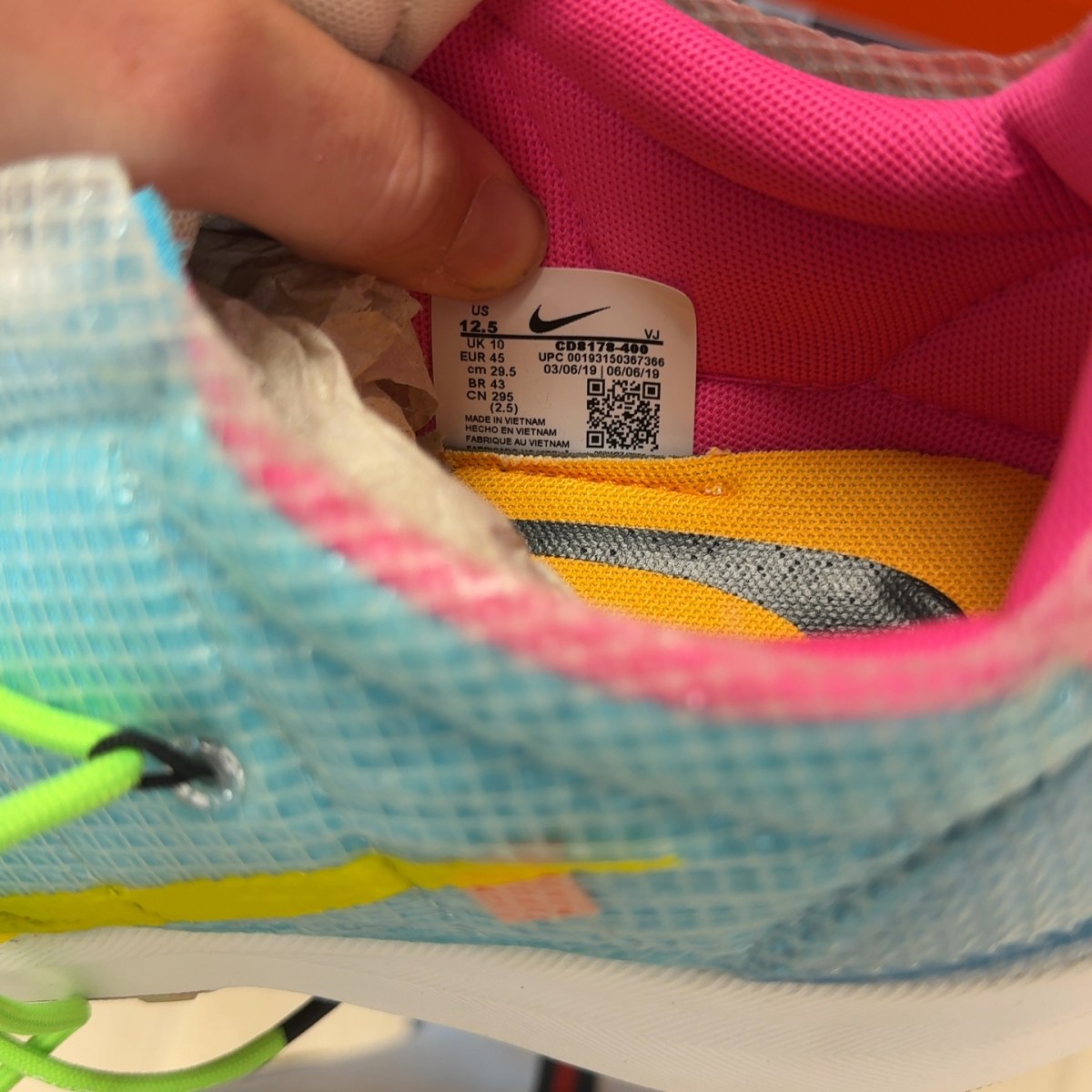 Nike Vapor Street Off-White Polarized Blue (Women's) - Image 7