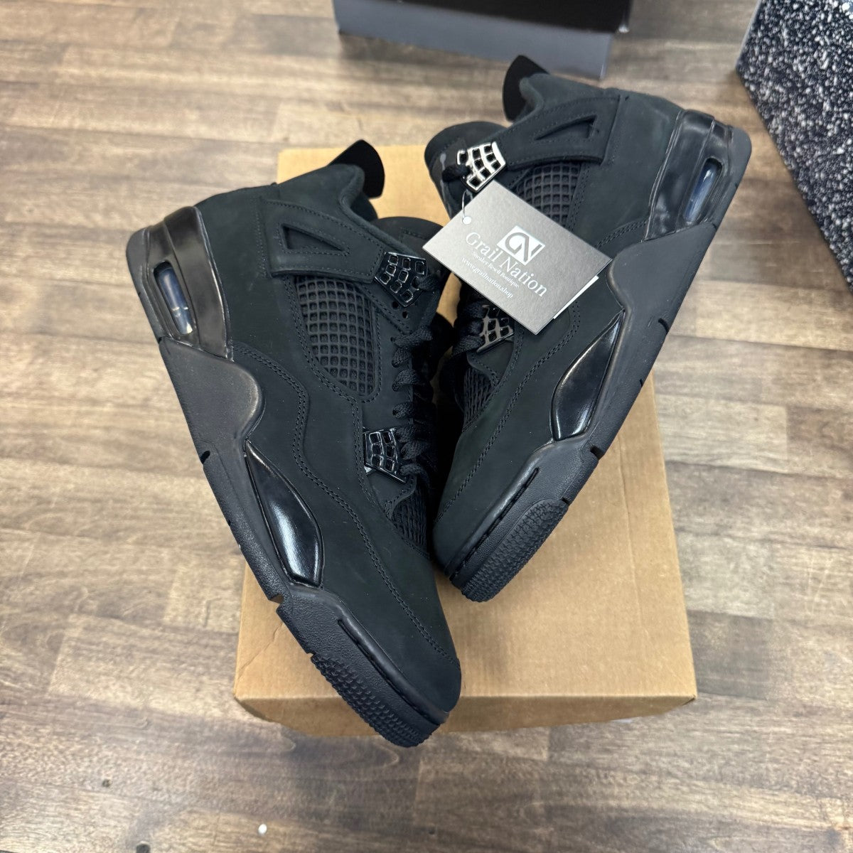 Jordan 4 Retro Black Cat (2025) Size 11 (Pre-Owned) - Image 1