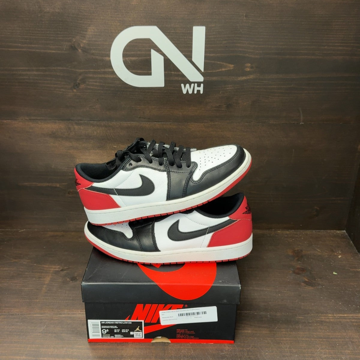 Jordan 1 Retro Low OG Black Toe (2023) - Image 1