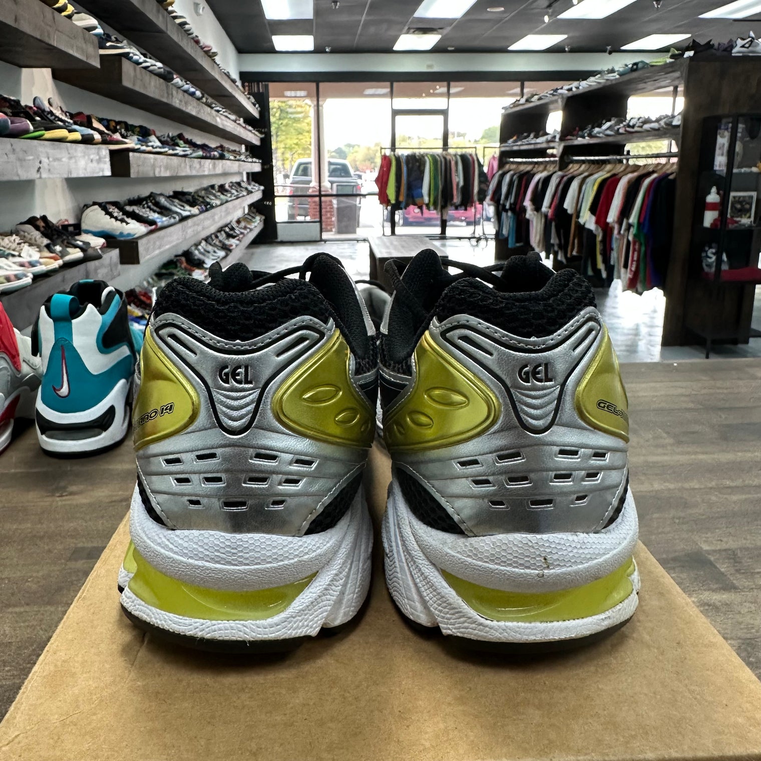 Black Lemon Spark ASICS Gel-Kayano 14 (USED, No Box)
