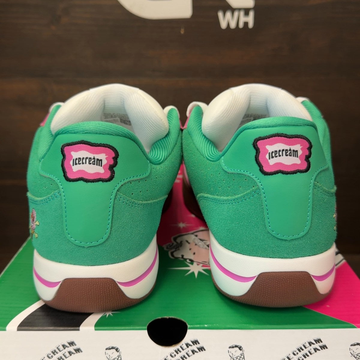 Reebok Board Flip BBC Ice Cream Green Pink - Image 5