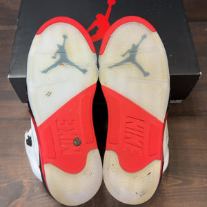 Jordan 5 Retro Fire Red Black Tongue (2025) - Image 6