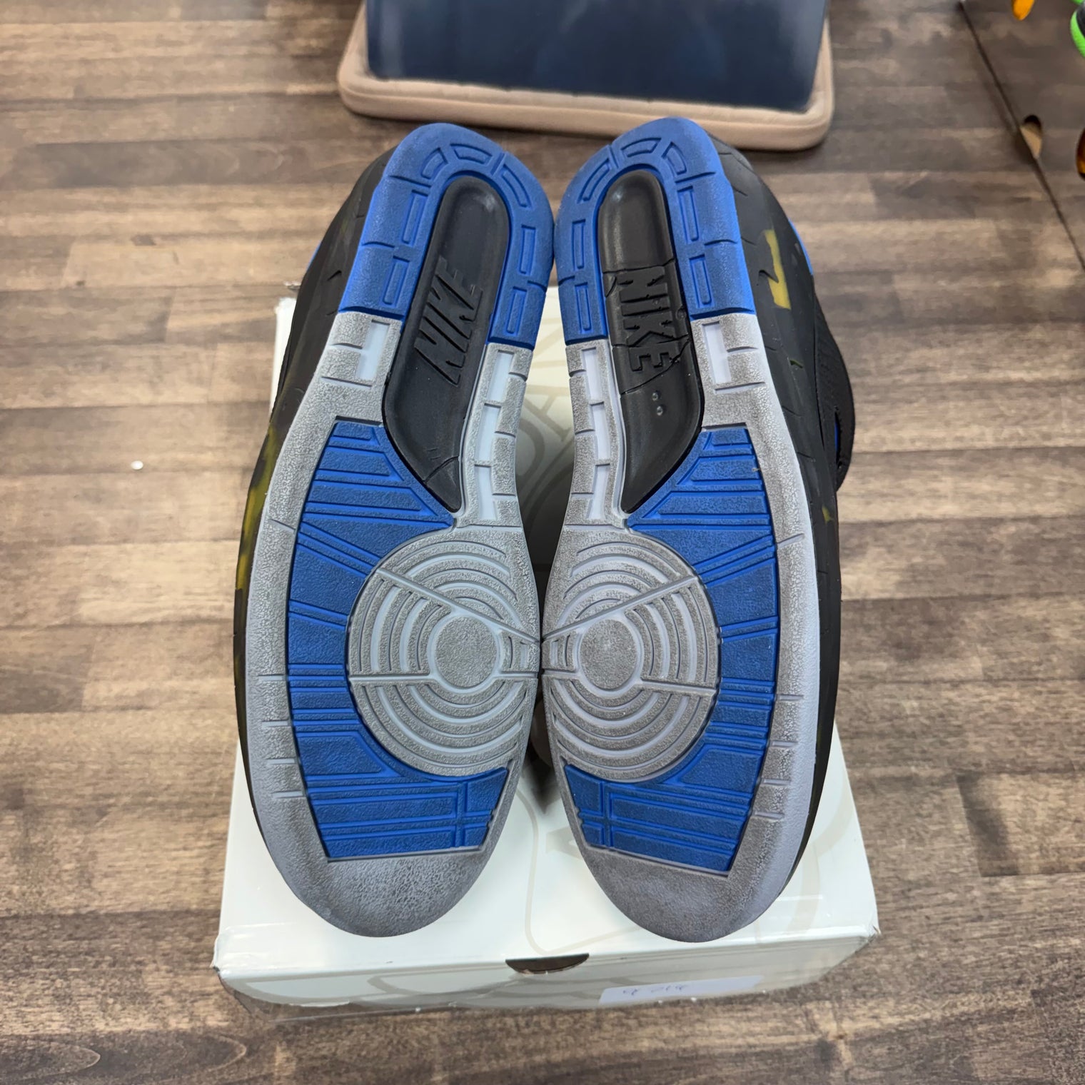 Off-White Black Blue Jordan 2 Retro Low SP (USED)