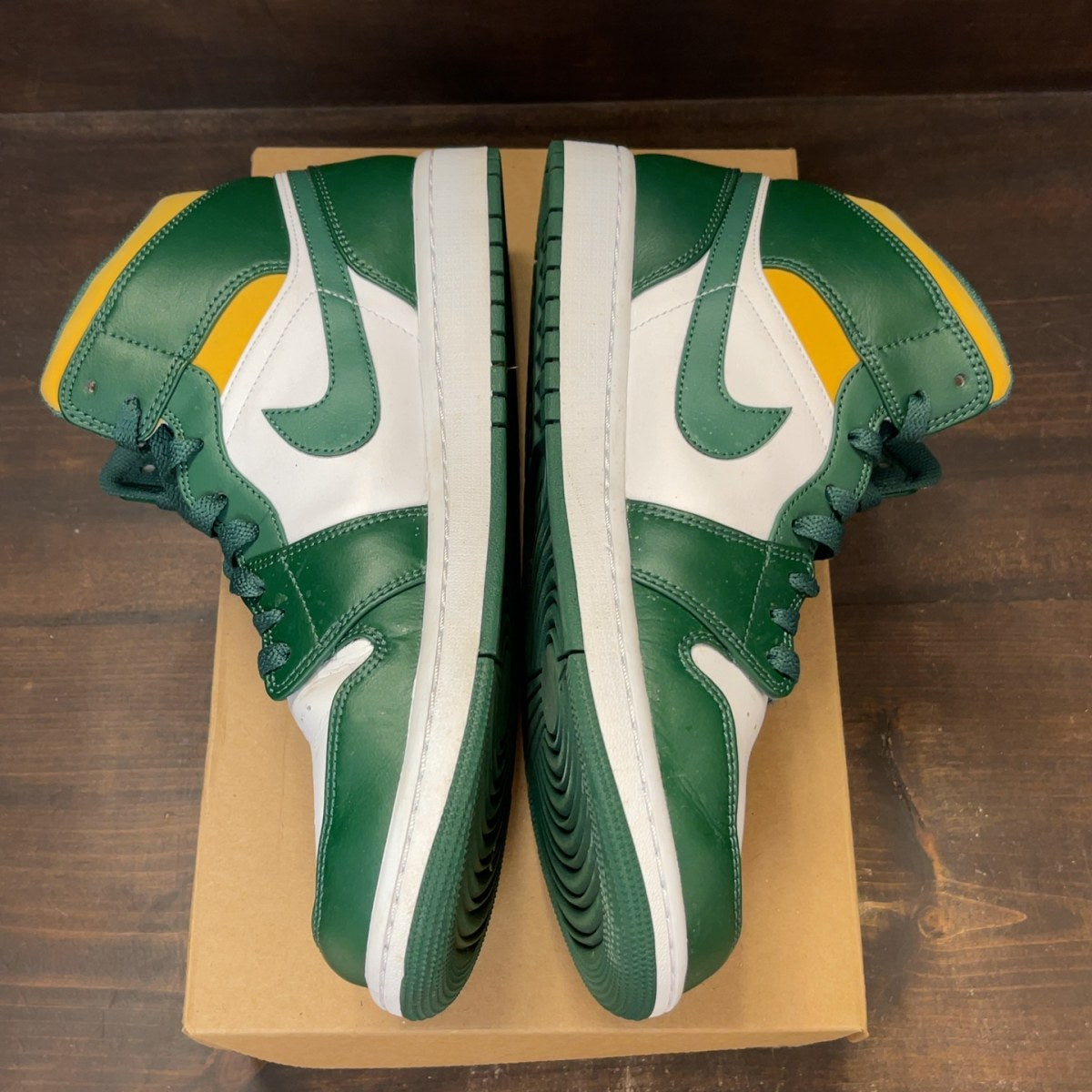 Jordan 1 Mid Sonics (2021) Size 12 (Pre-Owned) - Image 4