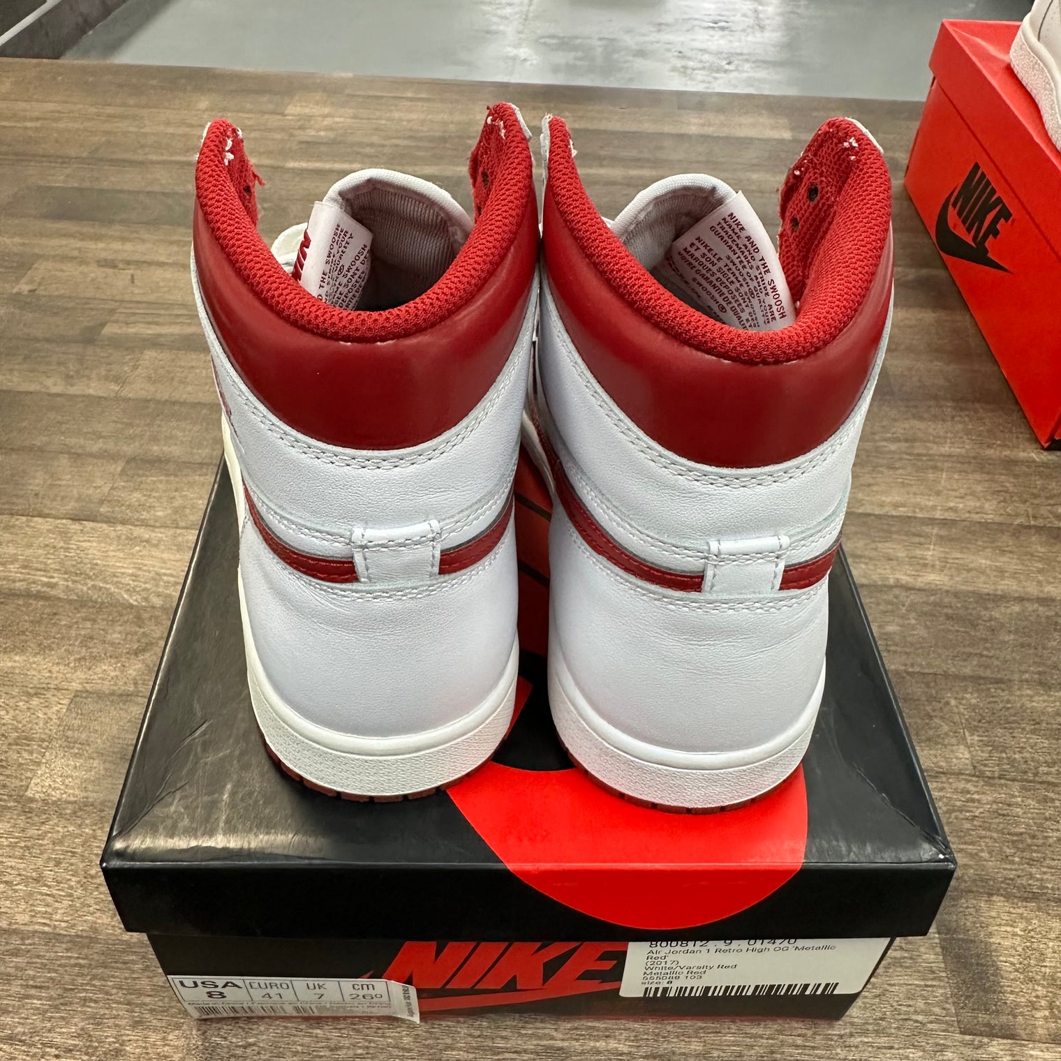 Metallic Red Jordan 1 High (USED)