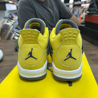 Lightning Jordan 4 Retro (GS) (Lightly Worn)
