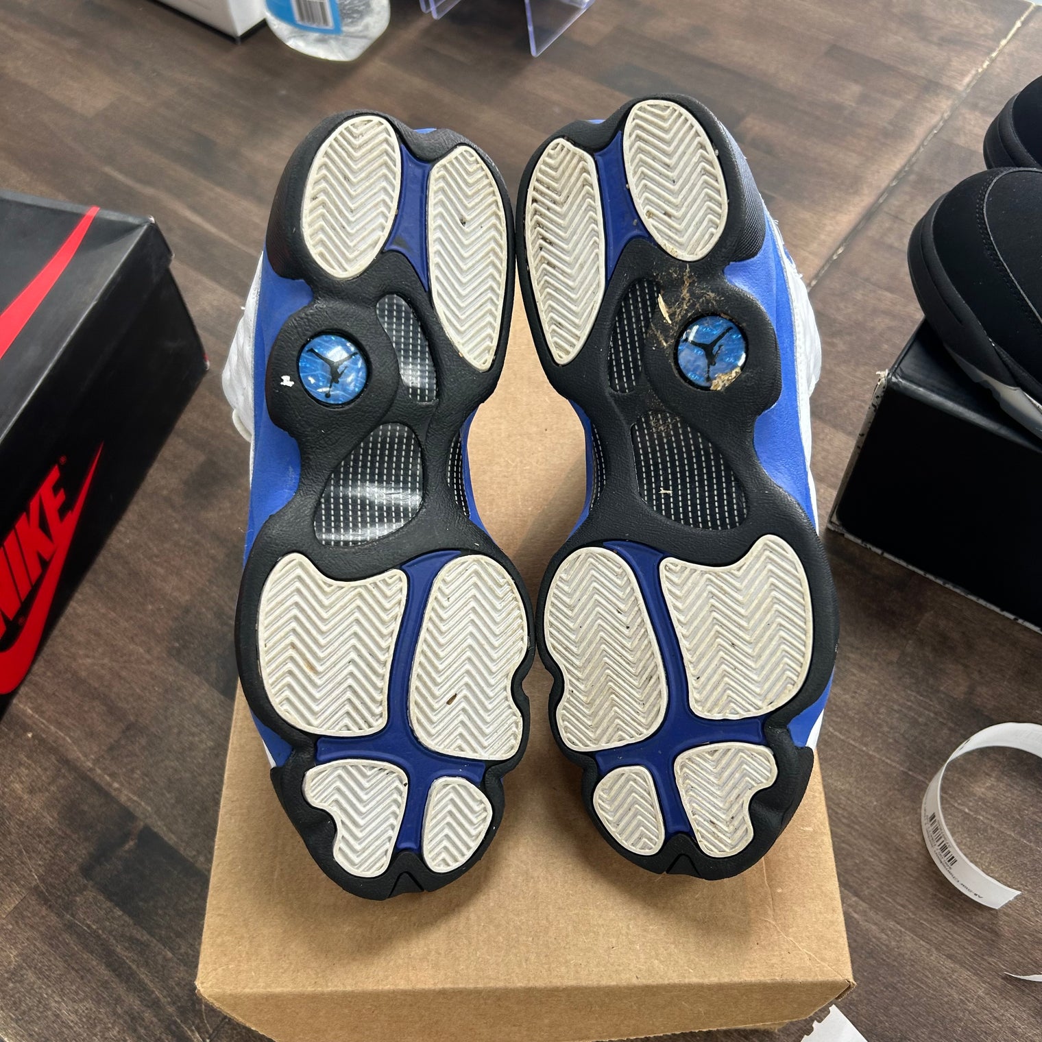 White Hyper Royal Jordan 13 Retro (GS) (USED, No Box)