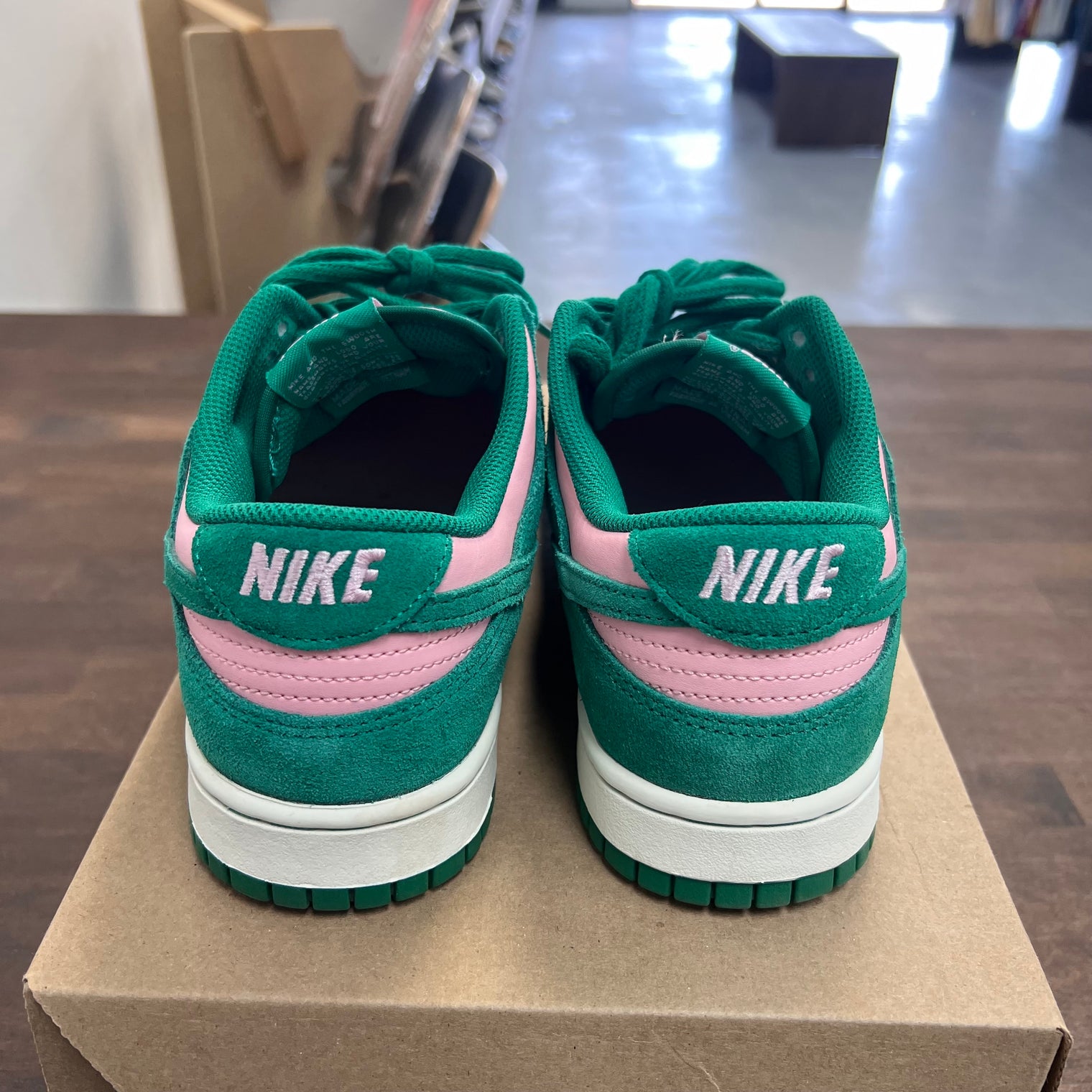 Watermelon Green Pink Dunk Low (USED,No Box)