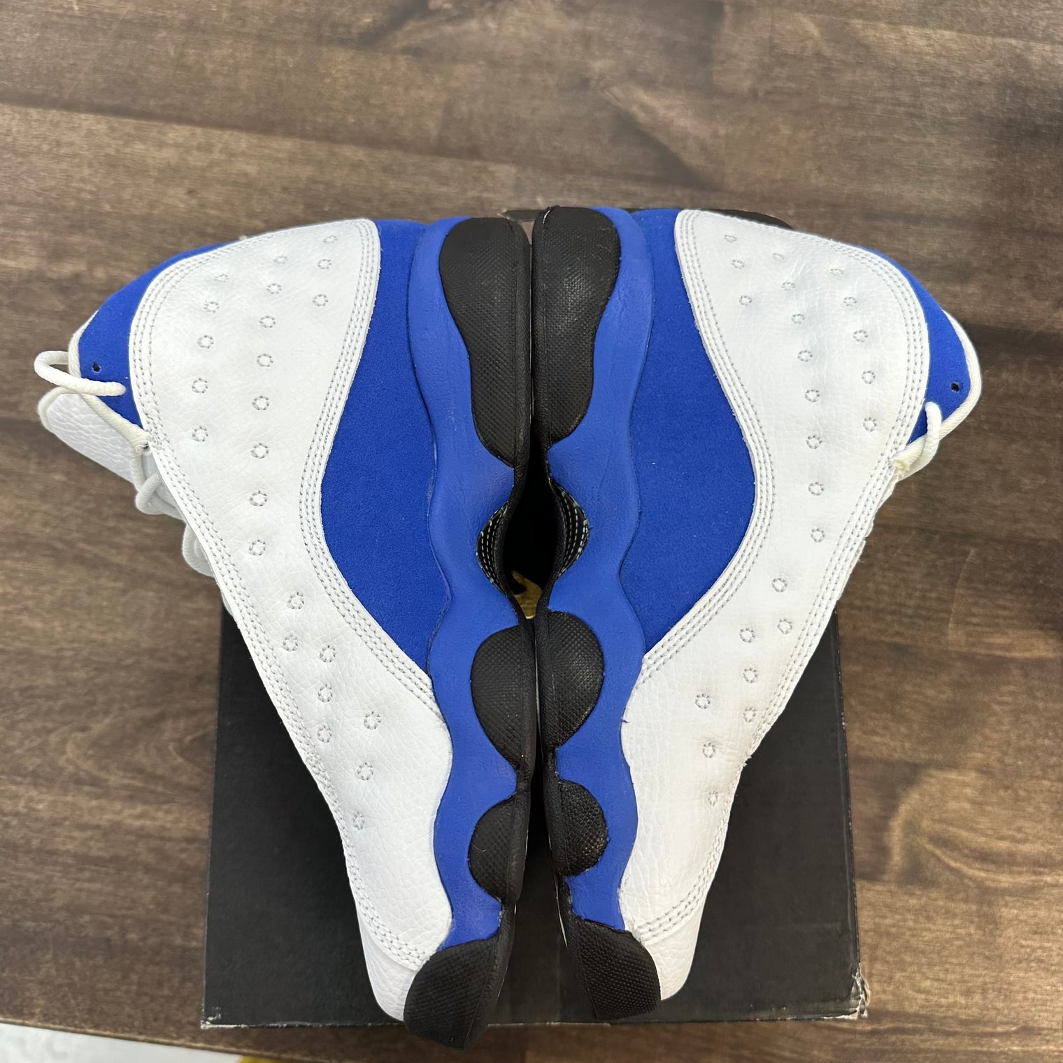 White Hyper Royal Black Jordan 13 GS (Used)