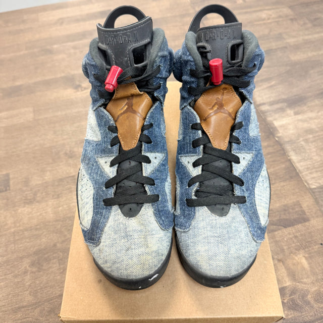 Denim Jordan 6 Retro (USED, No Box)