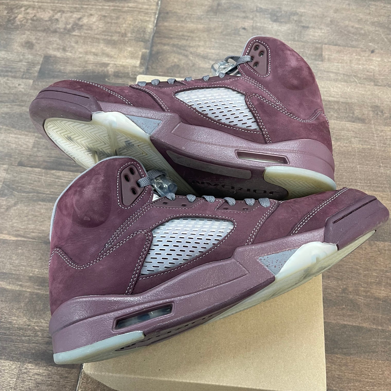 Burgundy Jordan 5 (USED, No Box)