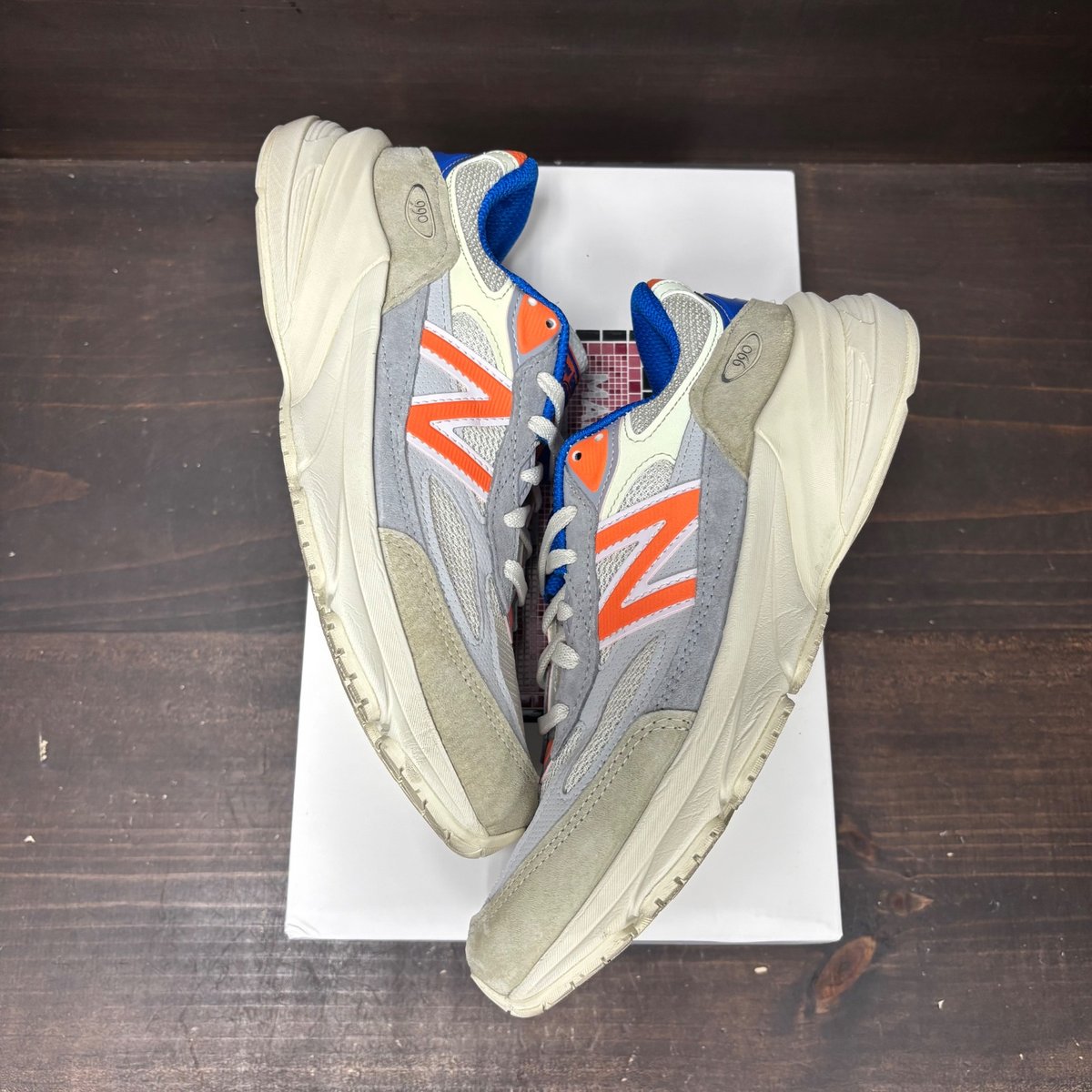New Balance 990v6 MiUSA Ronnie Fieg Madison Square Garden Sandrift Size 8 (Pre-Owned) - back