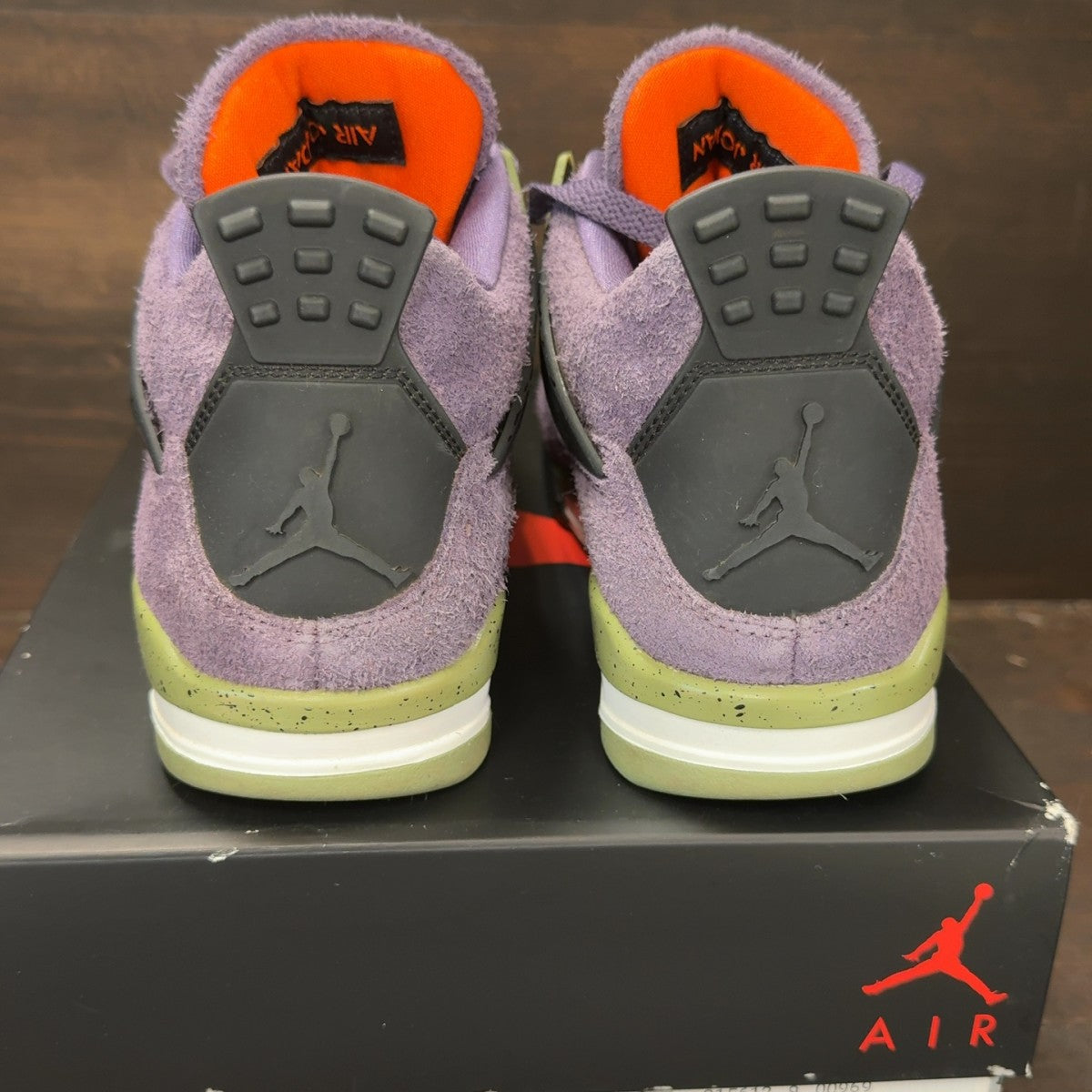 Jordan 4 Retro Canyon Purple (Women's) - Image 5