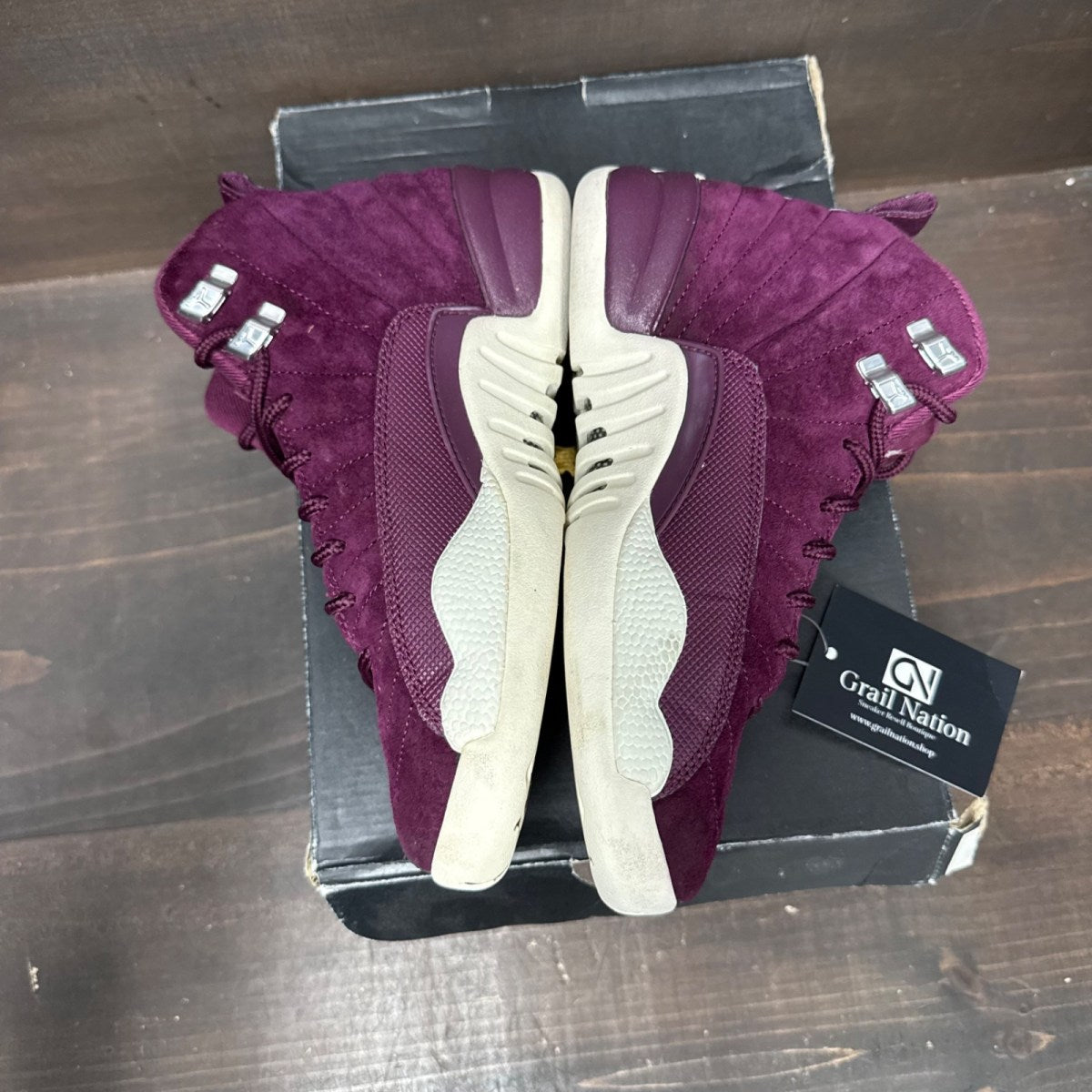 Jordan 12 Retro Bordeaux (GS) - Image 3
