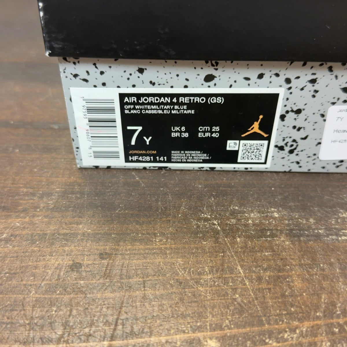Jordan 4 Retro Military Blue (2024) (GS) - Image 8