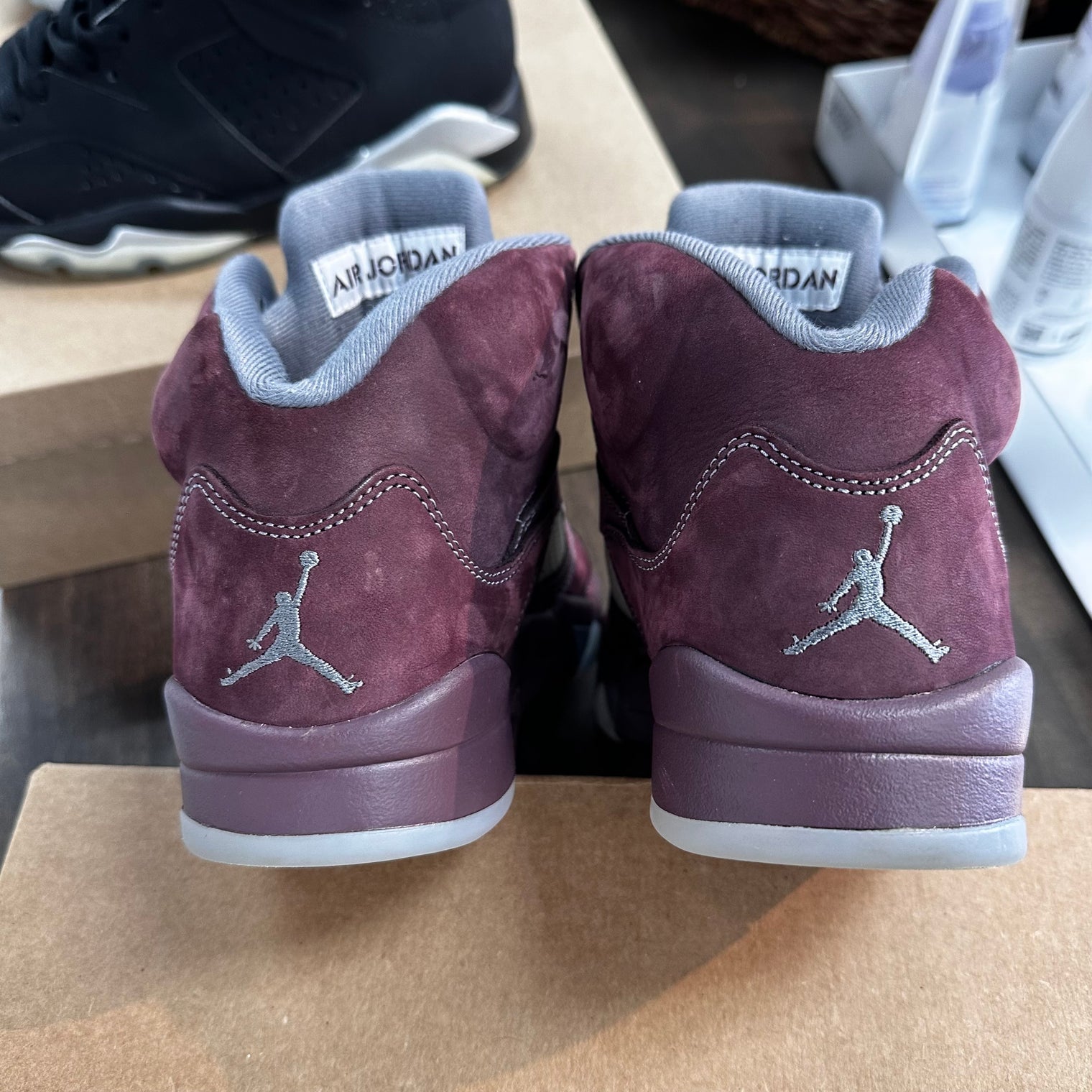 Burgundy Jordan 5 (USED,No Box)