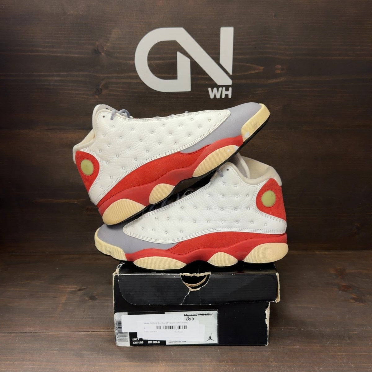 Jordan 13 Retro Grey Toe (2014) Size 9 (Pre-Owned) - Image 1