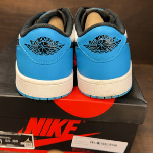 Jordan 1 Retro Low OG Black Dark Powder Blue - Image 5