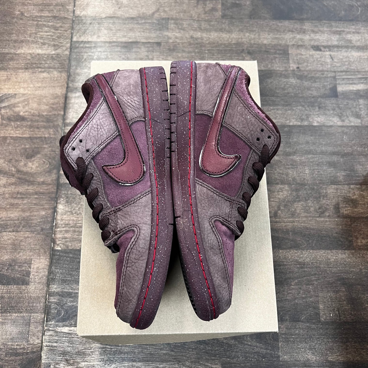 Burgundy Crush SB Dunk Low (USED, No Box)