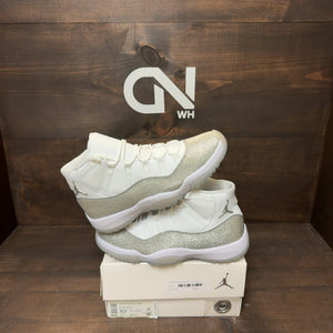 Jordan 11 Retro White Metallic Silver (Women's) - Image 1